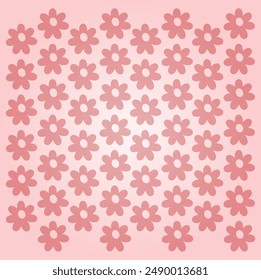 red flower on white background illustration