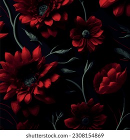 red flower pattern background border. red backgrounds. flower backgrounds 