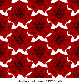 red flower pattern, rose flower background, abstract flower