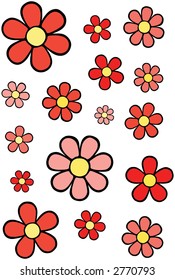 Red flowers