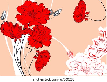 Red flowers