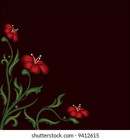 Red flowers
