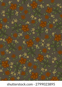  flores y hojas