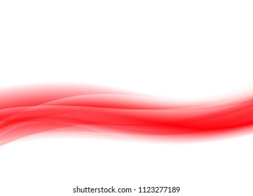 Red Flowing Abstract Red Wave background, Vector illustration could be used for a Brochure Cover, Leaflet, Flyer, Poster or Web Banner Design.