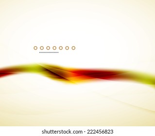 Red flowing colors in wave, web abstract background