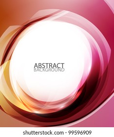 Red flowing swirl energy abstract background