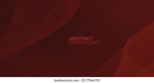 Red Fluid Abstract background design with wavy line