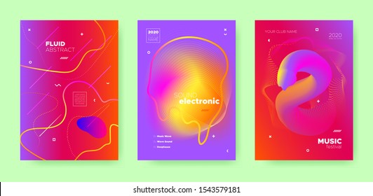 Red Fluid Background. Gradient Music Wave. Vector Banner. Orange Sound Movement. Dark Fluid Abstract. Gradient Music Poster. Vector Dj Flyer. Dance Movement. Electronic Party. Dance Festival.