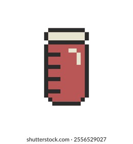 red fluid in a glass