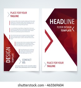 red flyer folder vector vector modern flyer billboard or folder design template with red triangle texture on white background red flyer folder vector abstraction background scene numeric performance f