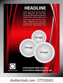 Red Flyer template vector 