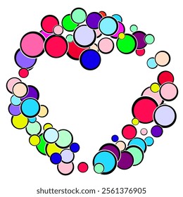 Red Flying Background Color.  3d render of particles, droplets of paint. Round structure with copy space. 