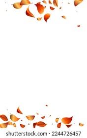 Diseño de fondo blanco de vectores ecológicos de follaje rojo. Borde de hojas borrosas. El Bosque Sale De La Planta Eólica. Ilustración De La Caída Solar.