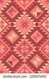 Red folk carpet texture