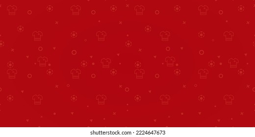 red football pattern for sport background template