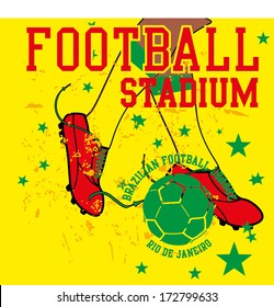 red football shoes  vector art