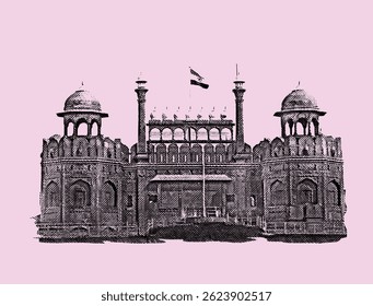 O Forte Vermelho, também conhecido como Lal Qila Hindustani é um forte mogol histórico em Delhi, Índia, que serviu como residência principal dos imperadores mogóis. O imperador Shah Jahan encomendou a construção