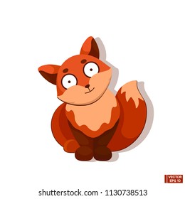 Red fox cartoon