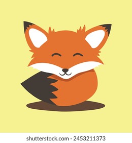 RED FOX WITH A SMILE