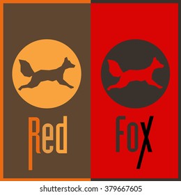 Red Fox Symbol ( Vector )