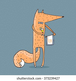 red fox waiter