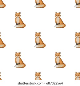 Red fox.Animals single icon in cartoon style vector symbol stock illustration web.