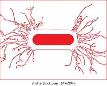 red frame