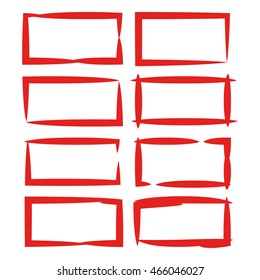 red frame set