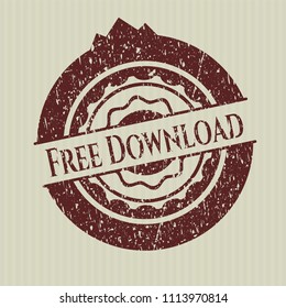  Red Free Download distressed grunge seal