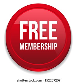 Red Free Membership Button