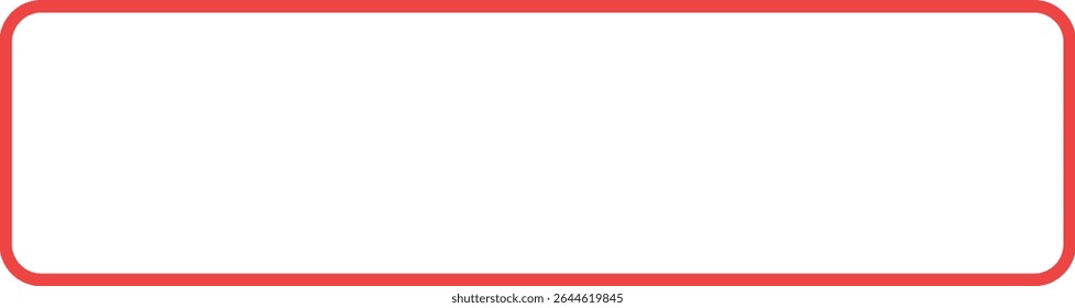 Red Free Trial button with badge icon, designed for product promotions, subscription offers, and digital marketing. Red Outline Button. Dark Mode