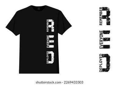 Red Friday Flag T-Shirt-Design