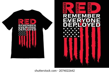 Red Friday Hoodie Vector, Red Friday Shirt, Red Friday Sweatshirt, Red Friday, Remember Everyone Deployed,