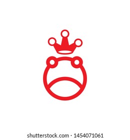 Red Frog logo design template