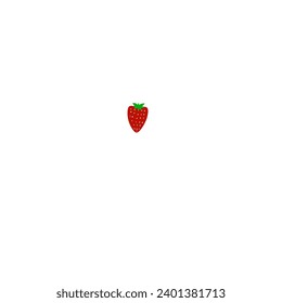 diseño vectorial de fresa de frutos rojos