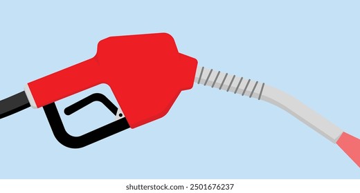 Red fuel nozzle gun. For the type of gasoline that is red in color.