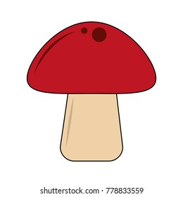 red fungus symbol
