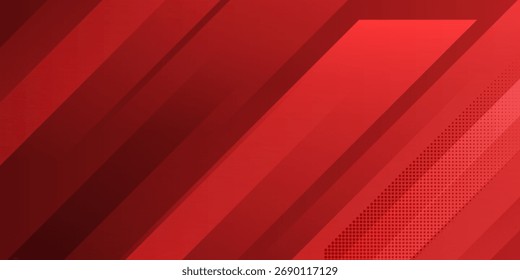 Red Futuristic Background with Shiny Diagonal Stripes. modern creative trendy design
