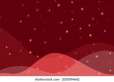 Red galaxy abstract background space with stars cosmic vector illustration. can use for poster, banner, flyer, pamphlet, leaflet, brochure, catalog, web, site, website, presentation, book cover