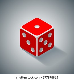 red game dice