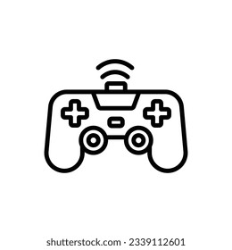 Rote Gamepad-Rahmenbild-Vektorgrafik