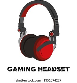 Red Gaming Headset