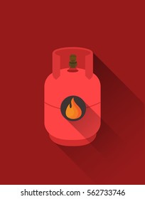 red gas tank
