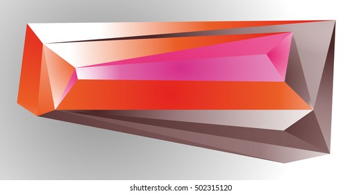 red geometric abstract background