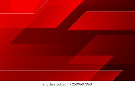 Red geometric abstract background. Eps10 vector