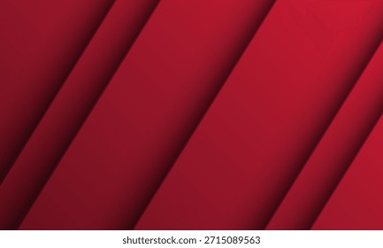 Fondo abstracto geométrico rojo. diseño de Ilustración vectorial de elementos de línea y sombra en eps 10