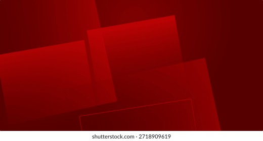 Fondo Abstractas geométrico rojo con Formas diagonales superpuestas
