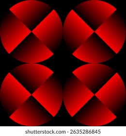 Red Geometric Abstract Seamless Pattern Vector Design