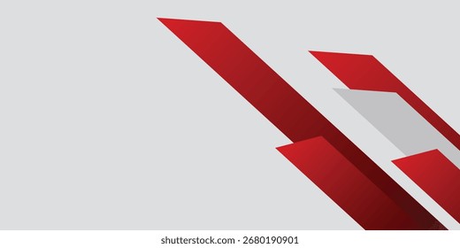 Fundo de formas abstratas geométricas vermelhas. Ilustração vetorial