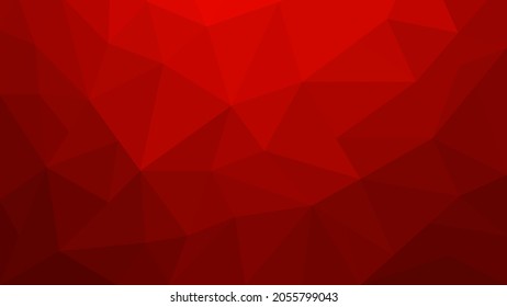 Fondo geométrico rojo. Plantilla de diseño para folletos, folletos y revistas